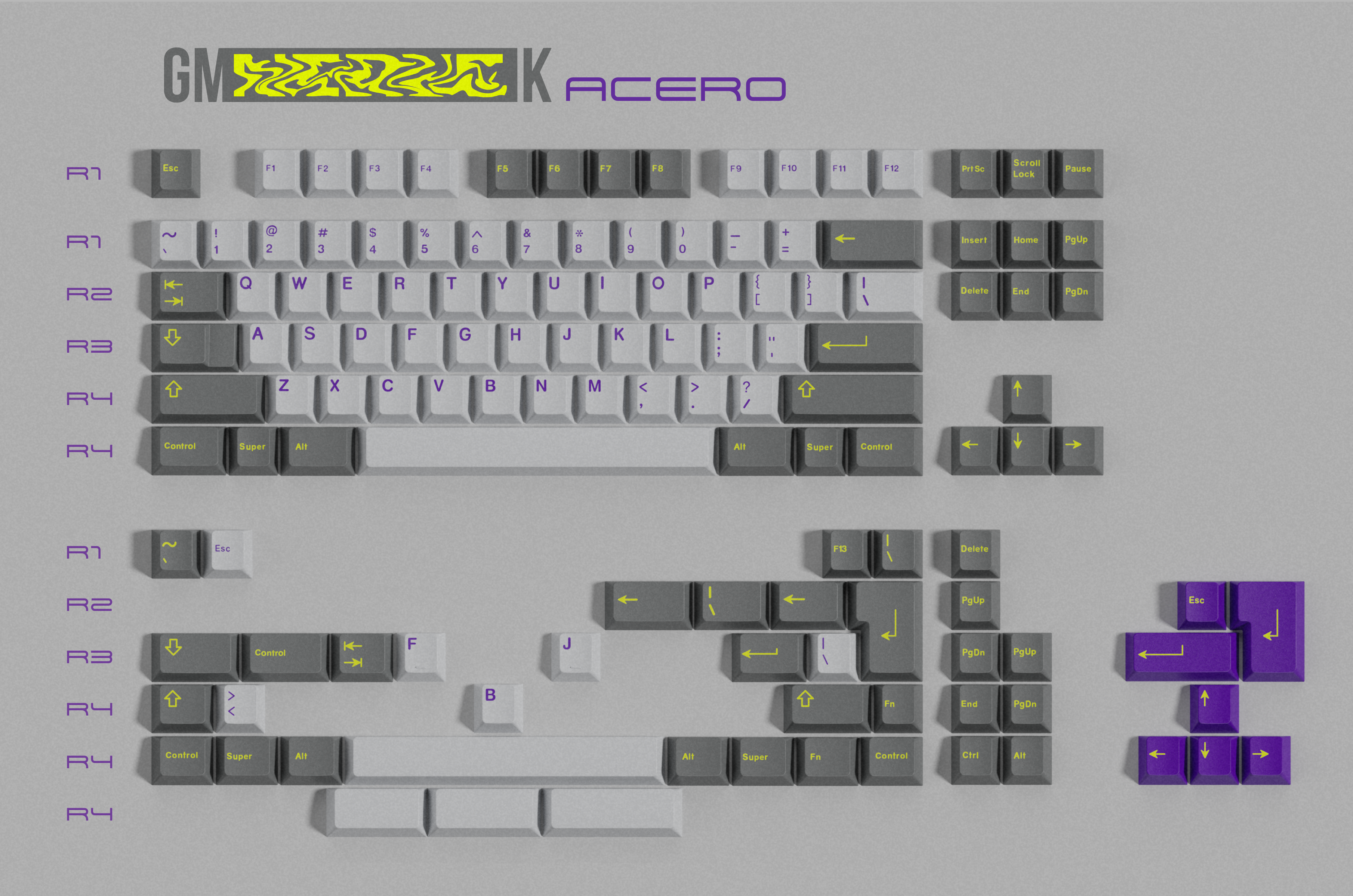 キーボード GMK Nerve Asero basekit GMK Nerve [Extras] – Basekeys