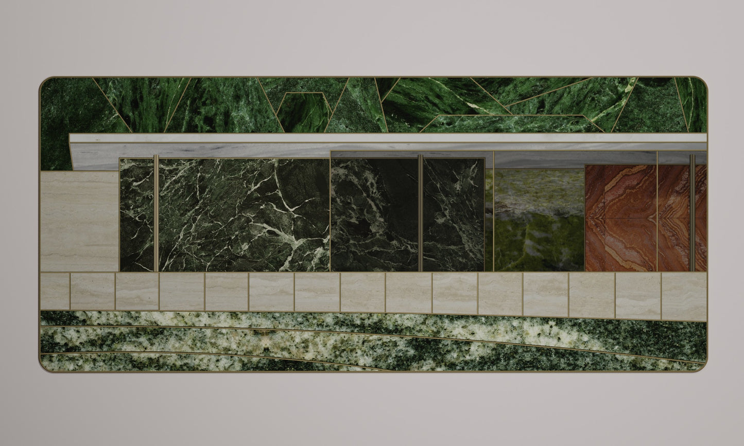 GMK Marmoreal Deskmats