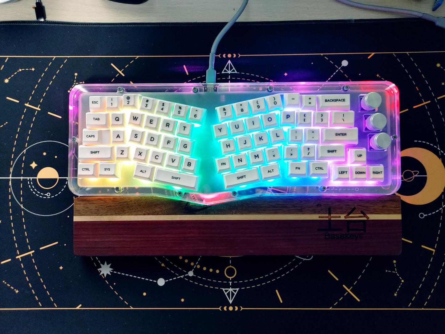 Trifecta Acrylic Keyboard