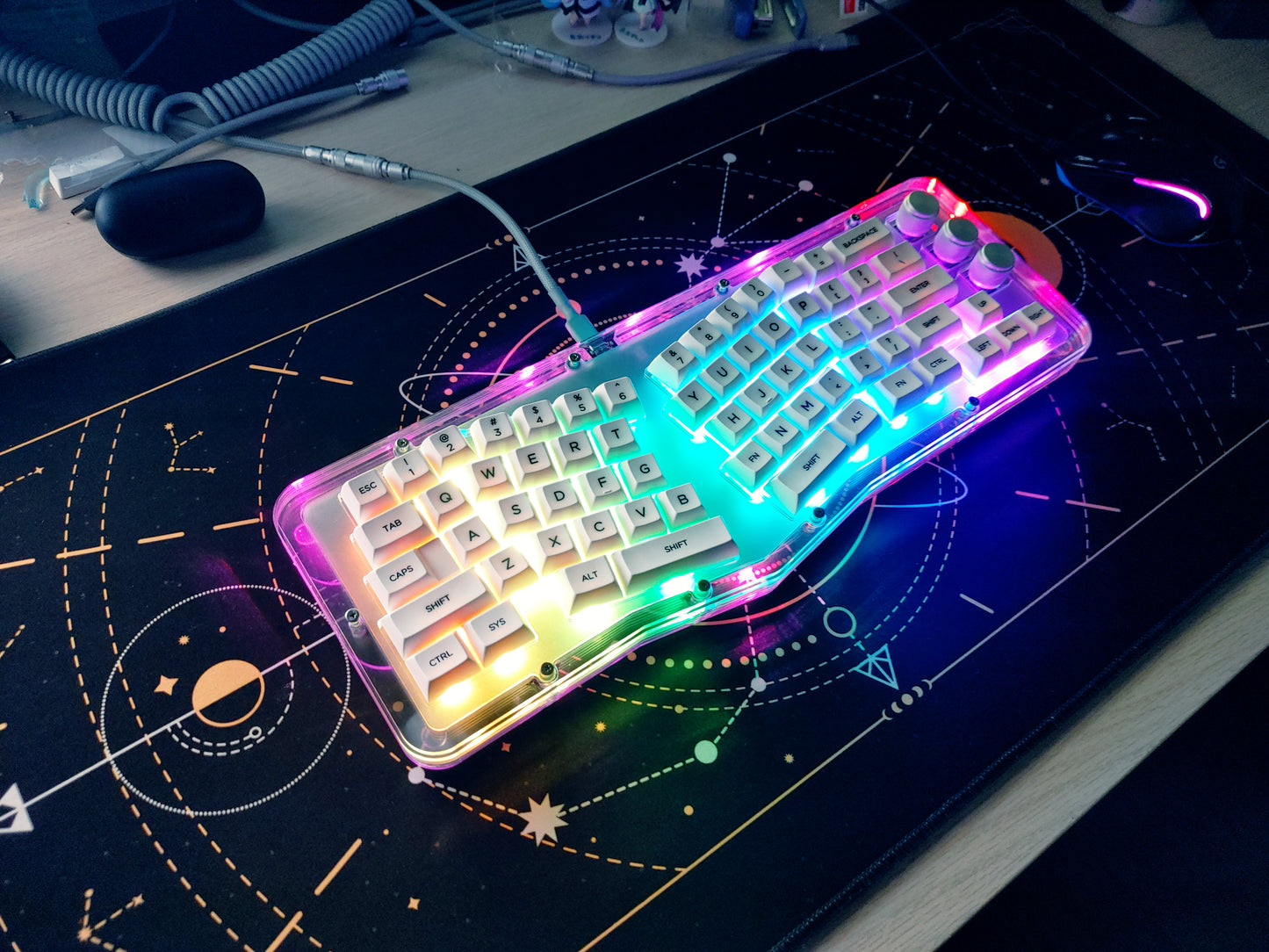 Trifecta Acrylic Keyboard