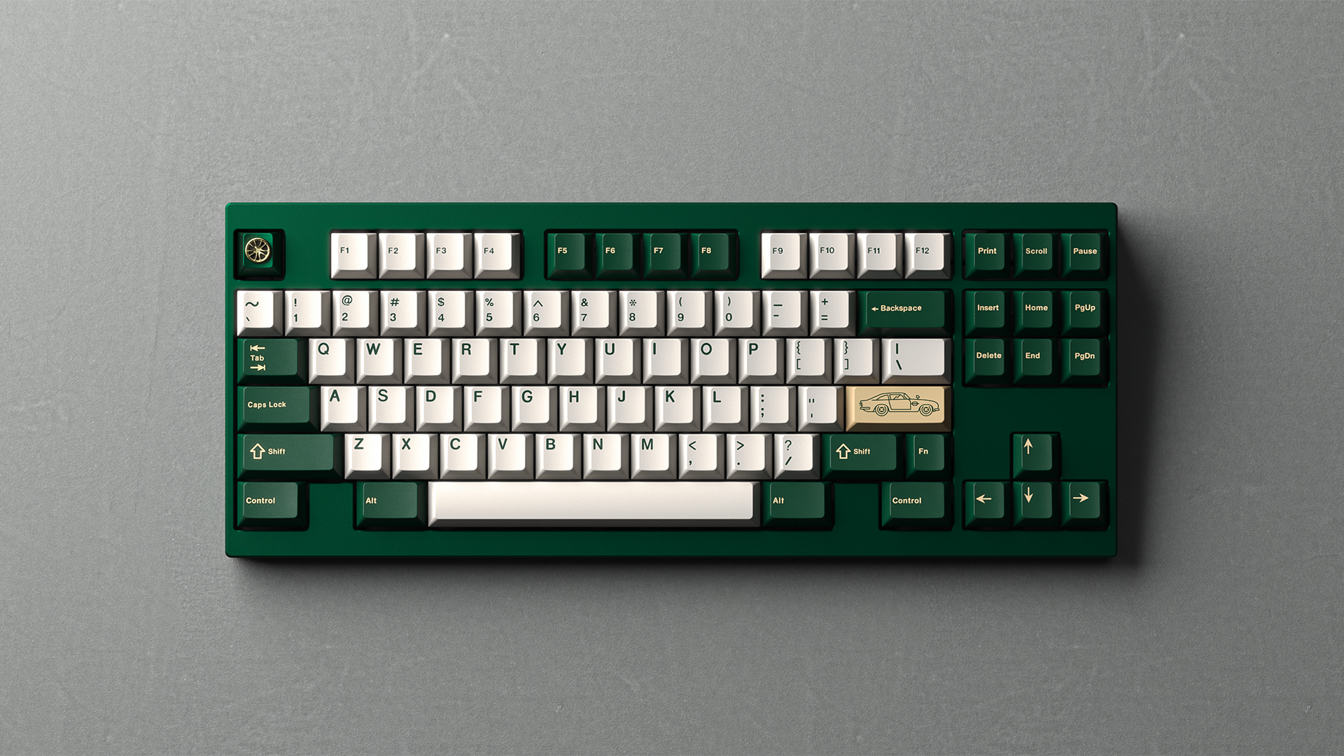 キーボード GMK British Racing Green R2 Keycap GMK British Racing Green Keycap Set | Green Keycaps for