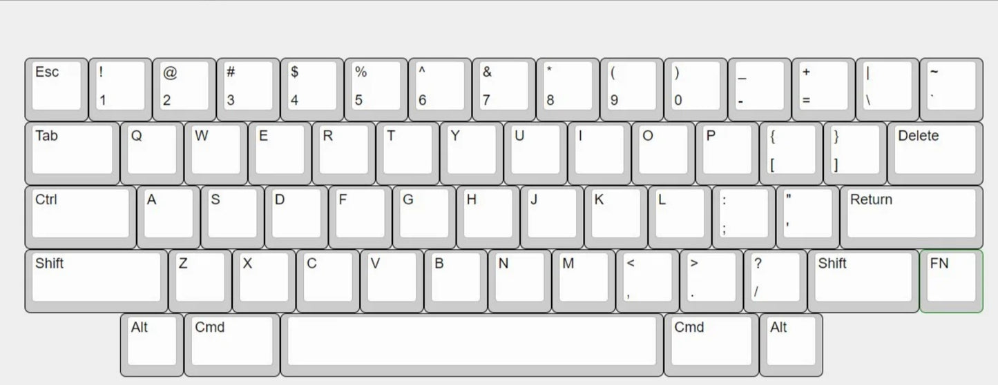 MM HHKB Keyboard [GB] FULL KIT