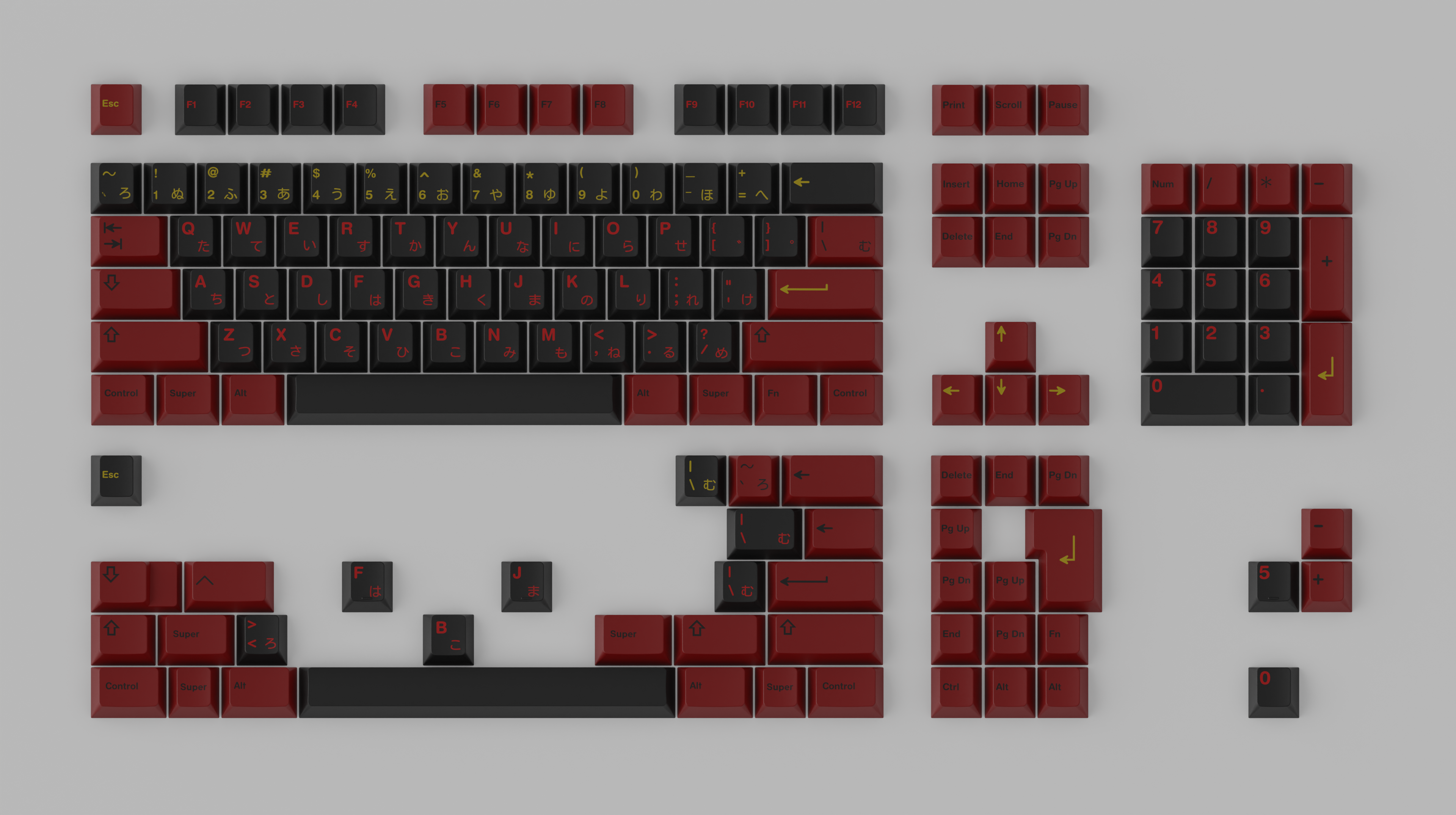 GMK Higanbana - 彼岸花 [Extras] – Basekeys