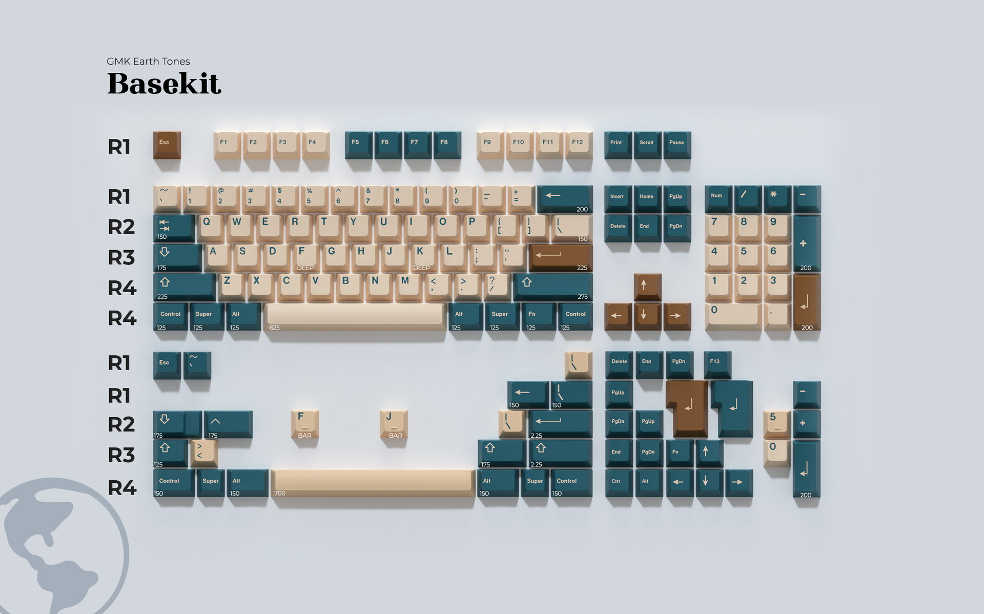 キーボード GMK Earth Tones GMK Earth Tones [GB] – Basekeys