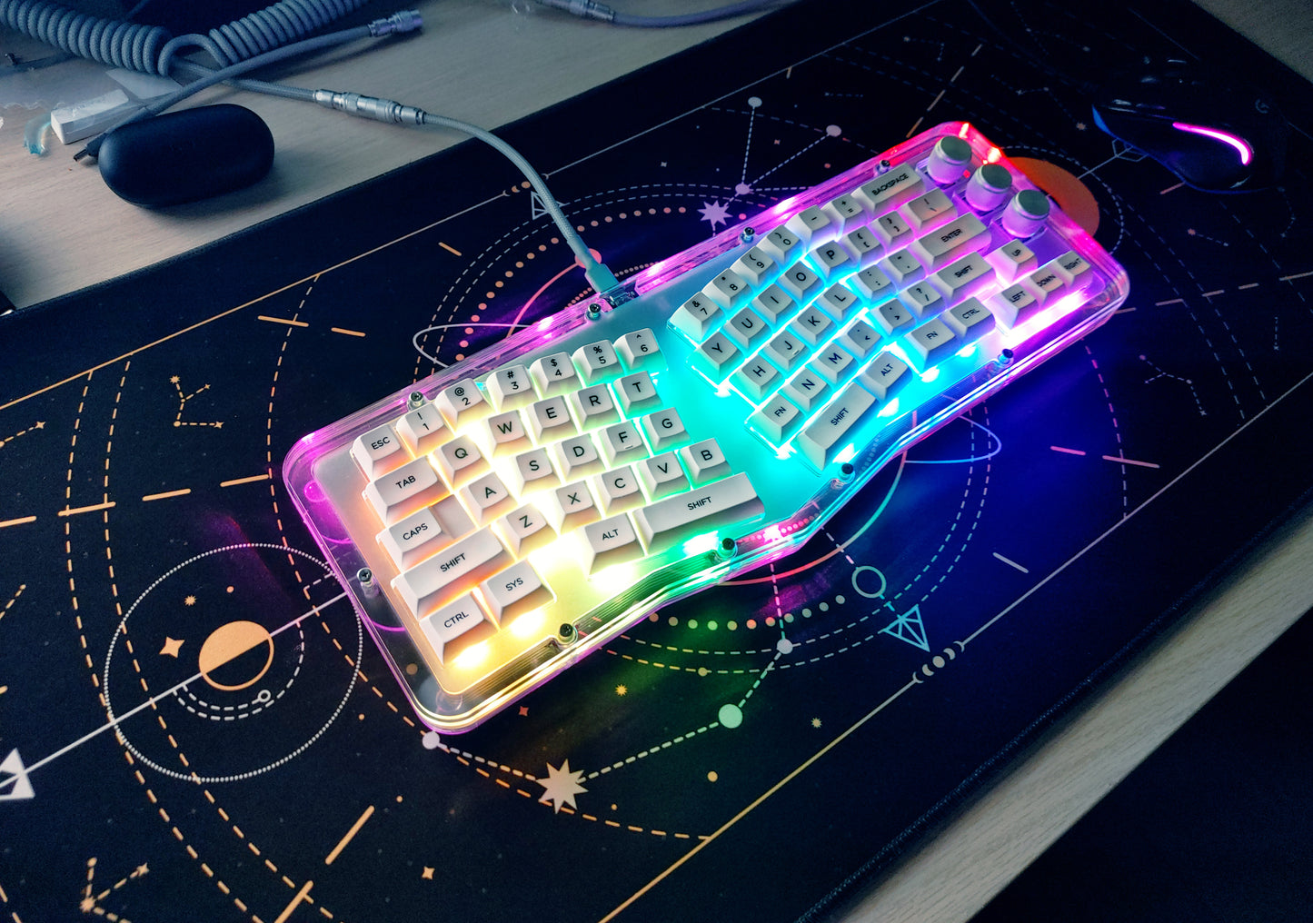 Trifecta Acrylic Keyboard