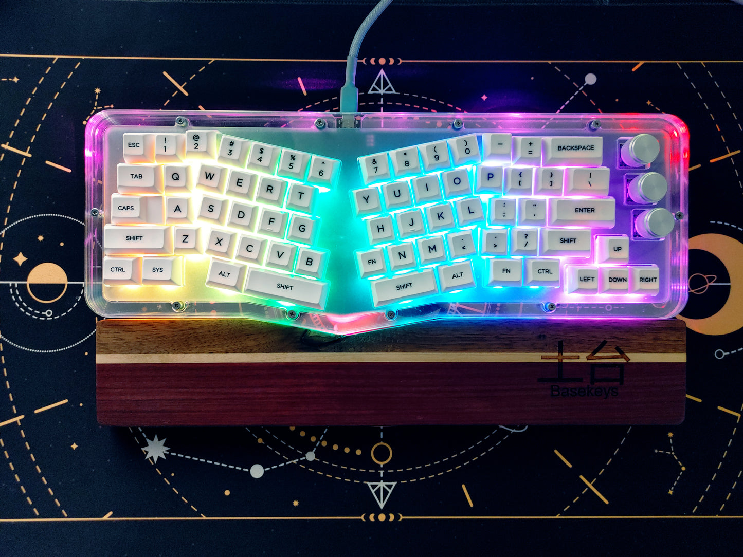 Trifecta Acrylic Keyboard