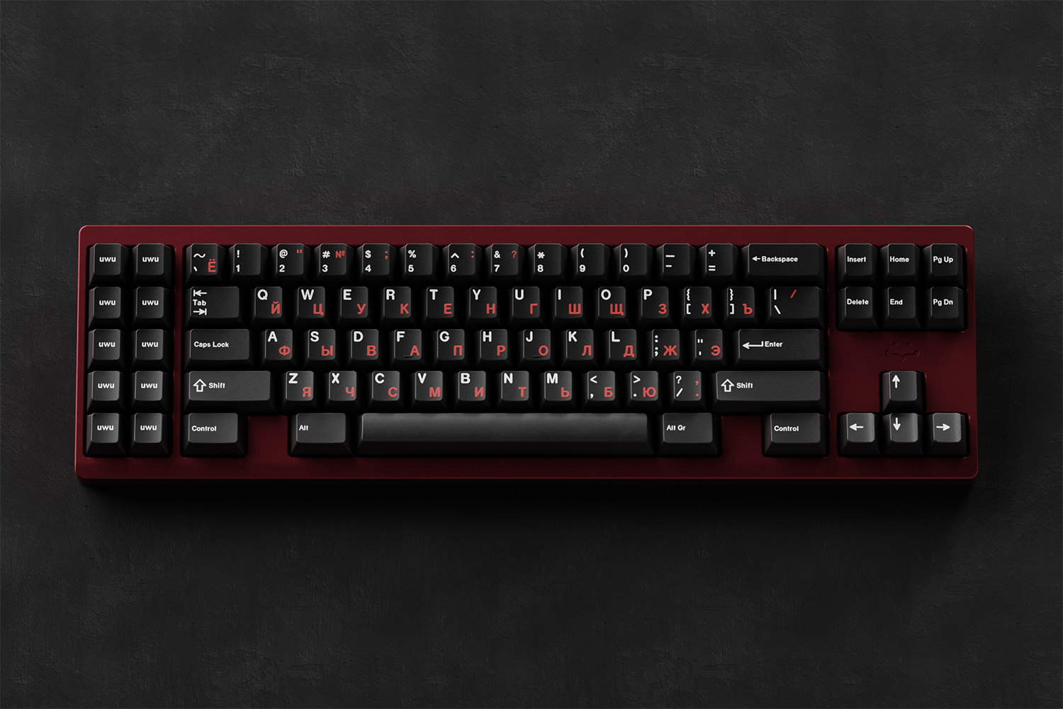 GMK WoB Red Cyrillic [GB] – Basekeys
